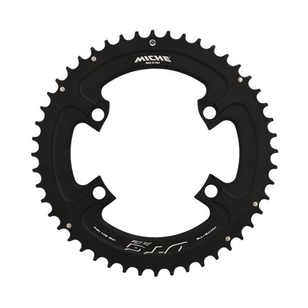 CHAINRING -ROAD- Ø110 EXTER 48 TEETH BLACK R71 (COMP.SHIMANO 105 7100 12 SPEED) MICHE 4