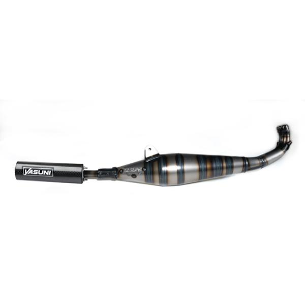 EXHAUST -MOPED- YASUNI FOR PEUGEOT 103 VOGUE/SP/MVL -  SILENCER CARBON
