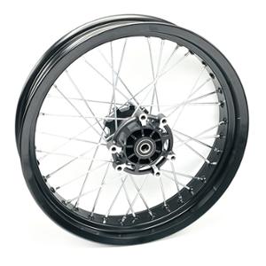 JANTE ARRIERE MECABOITE 3.50X17 ADAPT. RIEJU MRT A RAYON - NOIR