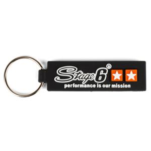 PORTE-CLES STAGE6 EN CAOUTCHOUC