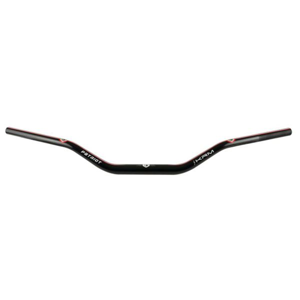 GUIDON MECABOITE / MOTO  OVERSIZE D28.6 ALU KRM PRO RIDE SS MOUSSE PATRIOT HOLOGRAPHIQUE