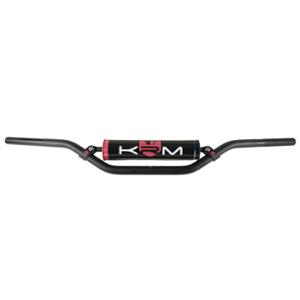 GUIDON MECABOITE / MOTO CROSS BARRE KRM PRO RIDE AVEC MOUSSE - NOIR / ROSE