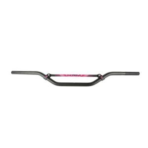GUIDON MECABOITE / MOTO CROSS BARRE KRM PRO RIDE SANS MOUSSE - NOIR / ROSE