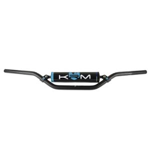 GUIDON MECABOITE / MOTO CROSS BARRE KRM PRO RIDE AVEC MOUSSE - NOIR / TURQUOISE