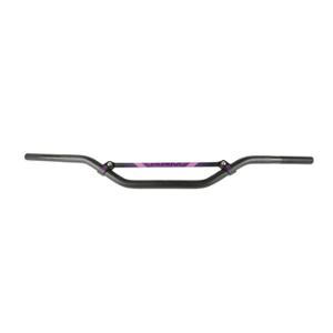 GUIDON MECABOITE / MOTO CROSS BARRE KRM PRO RIDE SANS MOUSSE - NOIR / VIOLET