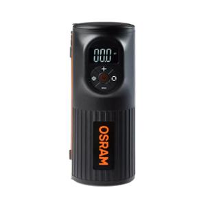 AIR COMPRESSOR OSRAM TYRE INFLATE 2000 ON BATTERY WITH USB CABLE - DIGITAL DISPLAY & LED LIGHTING