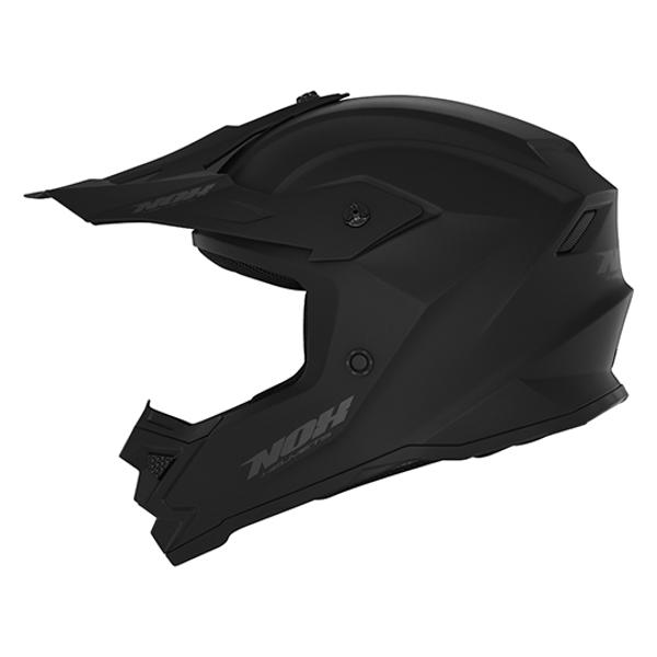 HELMET -CROSS- NOX KID N761 MATTE BLACK - CE 22.06