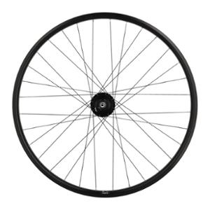 ROUE VILLE 28" AV ECROU AXE PLEIN JANTE NOIR MACH1 M910 MOY SHIMANO DYNAMO 6V 3.0W DISQUE