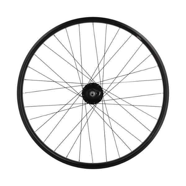 ROUE VILLE 27.5" AV ECROU AXE PLEIN JANTE NOIR MACH1 M910 MOY SHIMANO DYNAMO 6V 3.0W DISQU