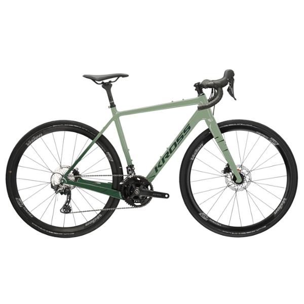 VELO GRAVEL 28" KROSS ESKER 8.0 TAILLE M (20") CARBONE GRIS