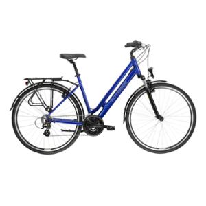VELO VTC TREKKING  28" MIXTE KROSS SENTIO 2.0M TAILLE M (19") ALUMINIUM BLEU / GRIS