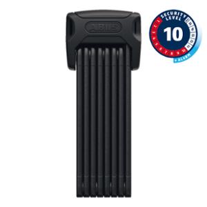 ANTIVOL VELO PLIABLE A CLE L 120CM ABUS BORDO 6000K / 120 NOIR + SUPPORT