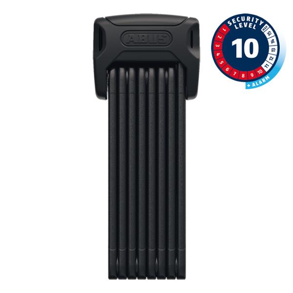 BICYCLE LOCK FOLDING WITH KEY L: 120cm ABUS BORDO 6000K/120 BLACK + SUPPORT