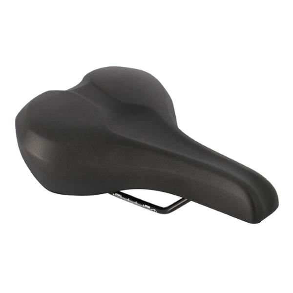 SADDLE -LEISURE- MONTE GRAPPA S008 HA MYA UNISEX -HYBRID/URBAN-  BLACK  - WITH HANDLE