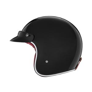 CASQUE JET NOX N243 NOIR BRILLANT- CE 22.06