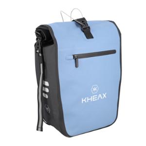 BOLSA BICI SOPORTE EQUIPAJE KHEAX IZOARD II AZUL TURQUESA ESTANCA-60X30X17 CM-31 LITROS