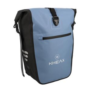 BICYCLE BAG LUGGAGE RACK KHEAX IZOARD II BLUE TURQUOISE WATERPROOF - 60x30x17cm  - 31 LITERS