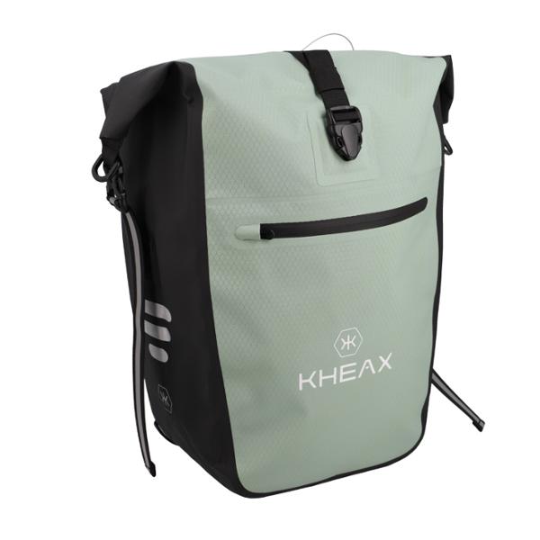 BICYCLE BAG LUGGAGE RACK KHEAX IZOARD II ROSEMARY GREEN WATERPROOF - 60x30x17cm  - 31 LITERS