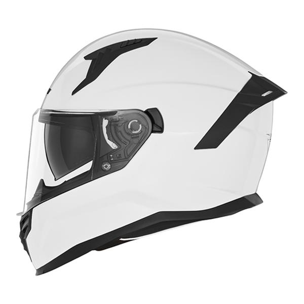 HELMET -FULL FACE- DOUBLE VISOR NOX N401 PEARL WHITE- CE 22.06