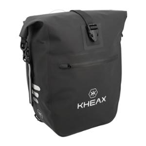 BICYCLE BAG LUGGAGE RACK KHEAX IZOARD MINI BLACK WATERPROOF - 50x29.5x13cm -  14 LITERS