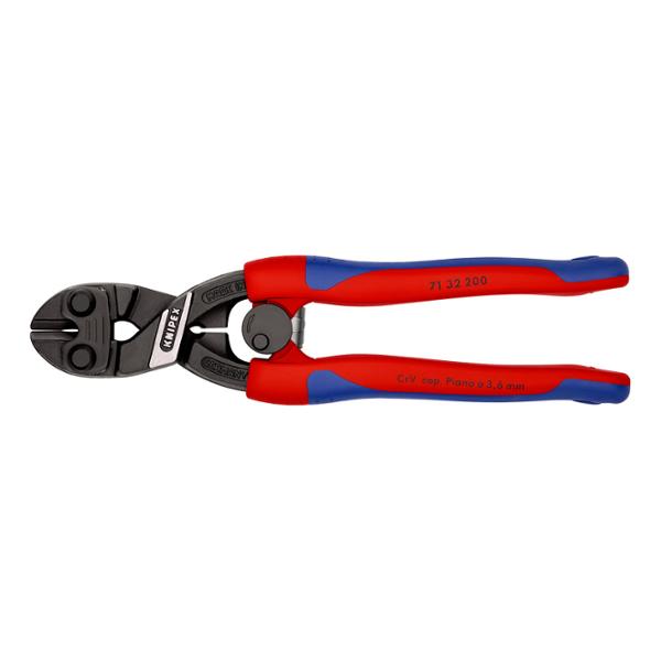 PINCE COUPE BOULONS KNIPEX COBOLT 200MM ROUGE / BLEU