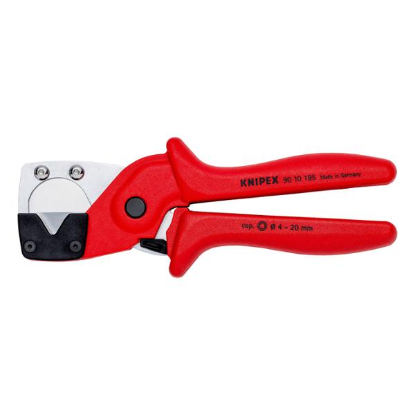 HYDRAULIC SHEATH/HOSE CUTTING PLIERS KNIPEX 185mm RED