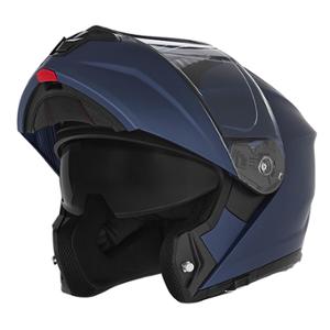 CASQUE MODULABLE NOX N968 BLEU MAT METALLISE- CE 22.06