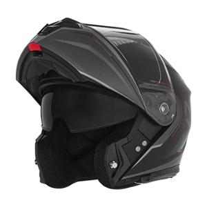 CASQUE MODULABLE NOX N968 TOMAK NOIR MAT ROUGE- CE 22.06