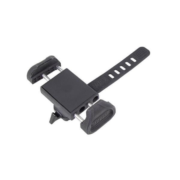 SMARTPHONE SUPPORT ZEFAL PHONE HOLDER UNIVERSAL BLACK - SILICONE STRAP FIXING