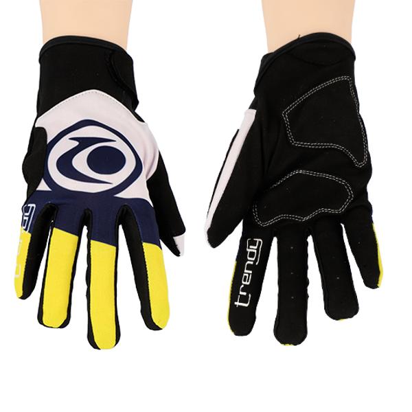 GLOVES -SUMMER- TRENDY GT025 - TACNA YELLOW/BLUE/WHITE - PROTECTIONS CE EPI KP1  (PAIR)