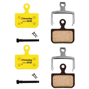 PLAQUETTE FREIN VTT / ROUTE 53 SWISSSTOP DISC 35RS ORGANIQUE ADAPT. SRAM RED E TAP AXS / AVID
