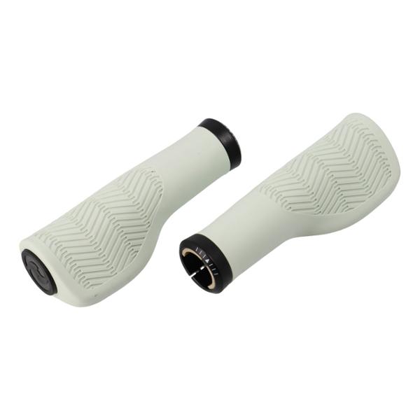 POIGNEE VELO HERRMANS NUCORE 130MM TOWN WAVE ERGONOMIQUE LOCK ON VERT (PR)