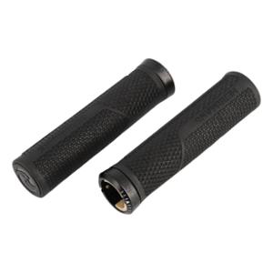 BICYCLE GRIPS HERRMANS NUCORE 130mm TRAIL PEAK - LOCK ON - BLACK  (PAIR)