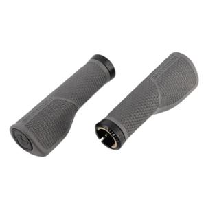 POIGNEE VELO HERRMANS NUCORE 130MM TOUR PEAK ERGONOMIQUE LOCK ON GRIS (PR)