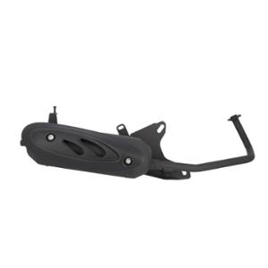 EXHAUST -SCOOTER- TECNIGAS* SILENT PRO BLACK SHIELD FOR PEUGEOT KISBEE 50 4 STROKE / SYM FIDDLE II 4 ST