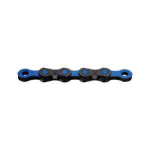 BICYCLE CHAIN 12 SPEED KMC DLC12 BLACK/BLUE 126 LINKS  - QUICK RELEASE