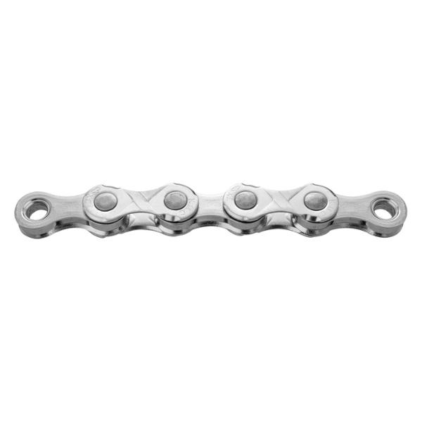 BICYCLE CHAIN 11 SPEED KMC E11 SILVER 122 LINKS  - QUICK RELEASE