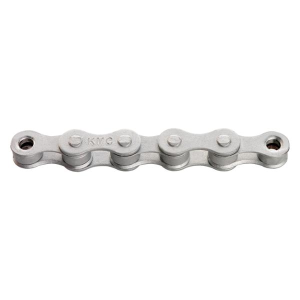BICYCLE CHAIN 1 SPEED KMC S1 WIDE RB SILVER 112 LINKS MASTER LINK QUICK RELEASE