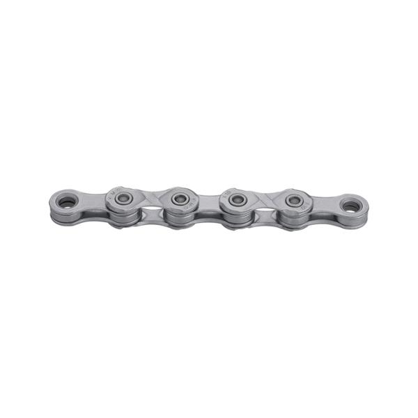BICYCLE CHAIN 10 SPEED KMC X10 EPT SILVER 114 LINKS  - QUICK RELEASE  - ANTI-RUST