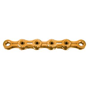 BICYCLE CHAIN 10 SPEED KMC X10SL TI-N GOLD 114 LINKS  - QUICK RELEASE