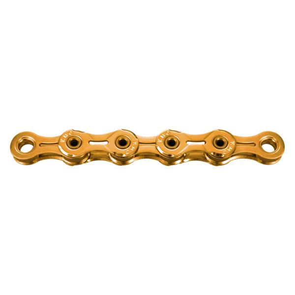 BICYCLE CHAIN 10 SPEED KMC X10SL TI-N GOLD 114 LINKS  - QUICK RELEASE