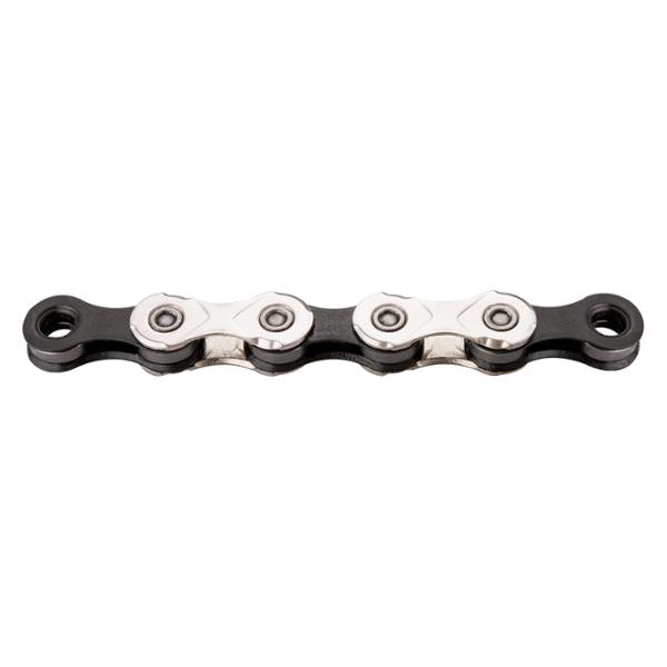 BICYCLE CHAIN 11 SPEED KMC X11 SILVER/BLACK 118 LINKS  - QUICK RELEASE