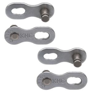 ATTACHE RAPIDE VELO  9V. KMC 9 NR EPT ARGENT (X2)