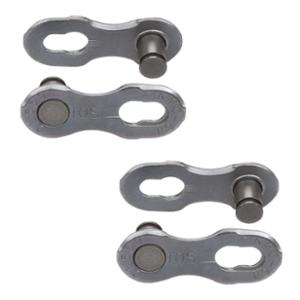 ATTACHE RAPIDE VELO  10V. KMC 10 NR EPT ARGENT (X2)