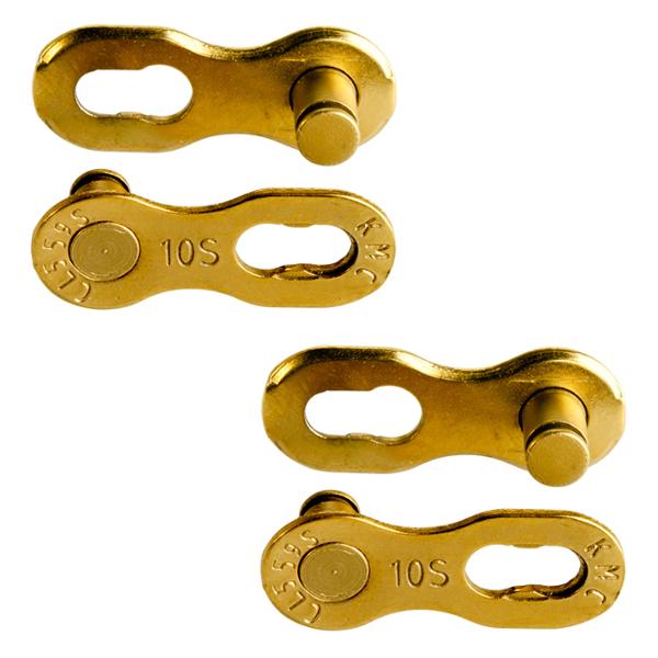 ATTACHE RAPIDE VELO  10V. KMC 10 R OR (X2)