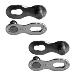 ATTACHE RAPIDE VELO  11V. KMC 11 R EPT ARGENT (X2)