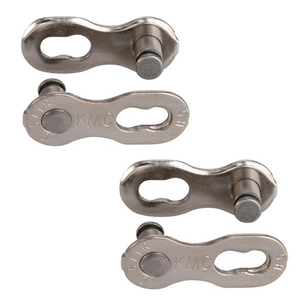 ATTACHE RAPIDE VELO  7 / 8V. KMC 7 / 8 R EPT ARGENT 7.1 (X2)