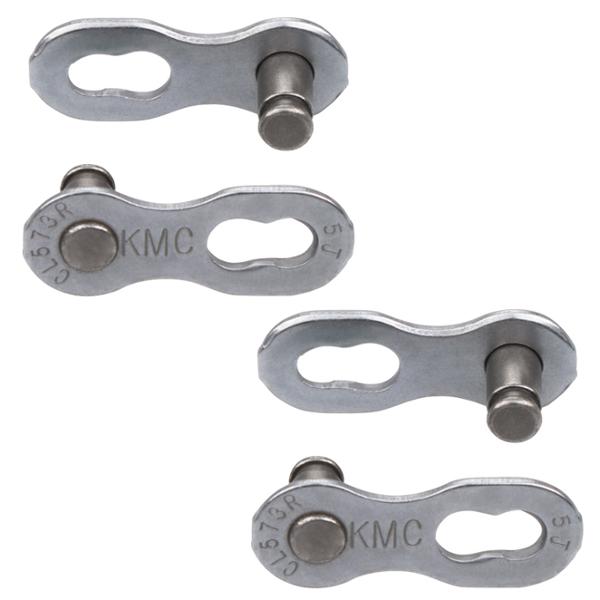 ATTACHE RAPIDE VELO  7 / 8V. KMC 7 / 8 R EPT ARGENT 7.3 (X2)