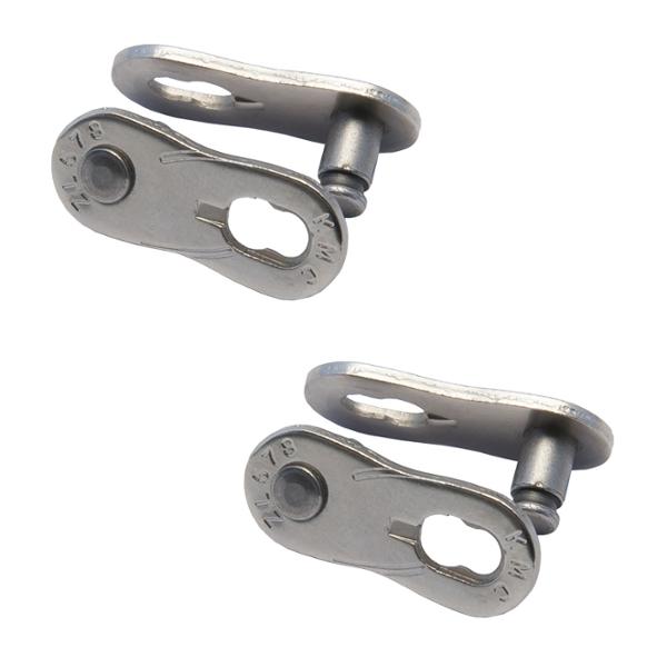 ATTACHE RAPIDE VELO  1V. KMC Z1 EHX NARROW NR EPT ARGENT (X2)