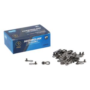 ATTACHE RAPIDE VELO  9V. KMC 9 R EPT ARGENT (X40)